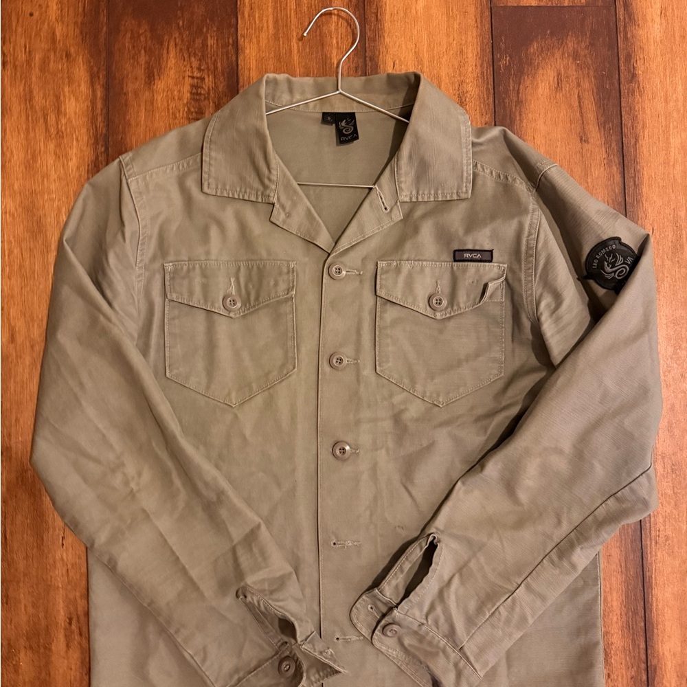 RVCA military style shacket